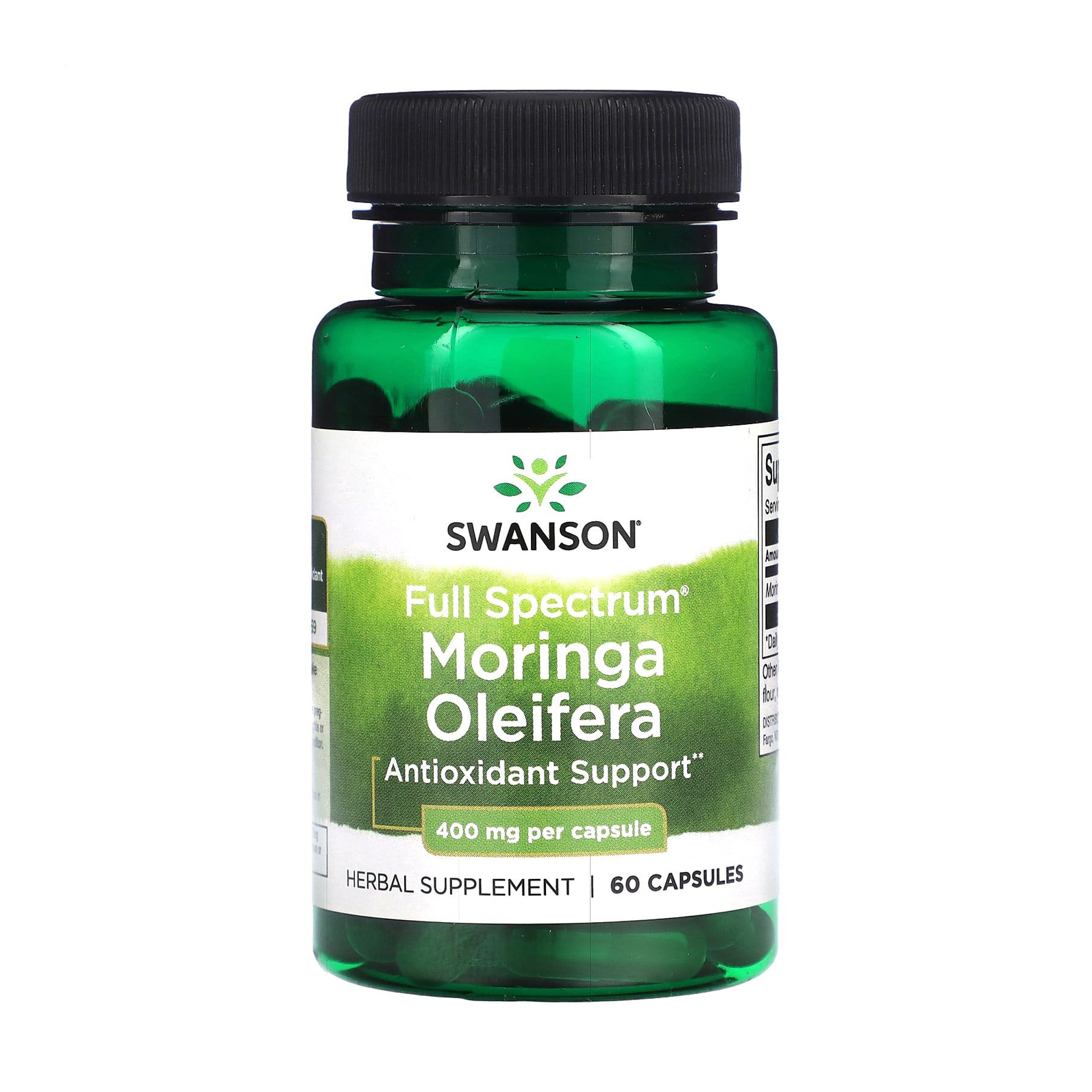 Моринга олійна Swanson Full Spectrum Moringa Oleifera 400 мг, 60 капсул